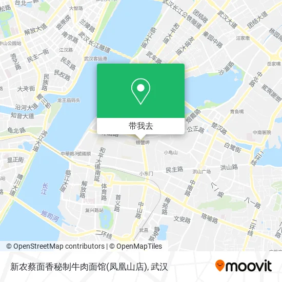 新农蔡面香秘制牛肉面馆(凤凰山店)地图