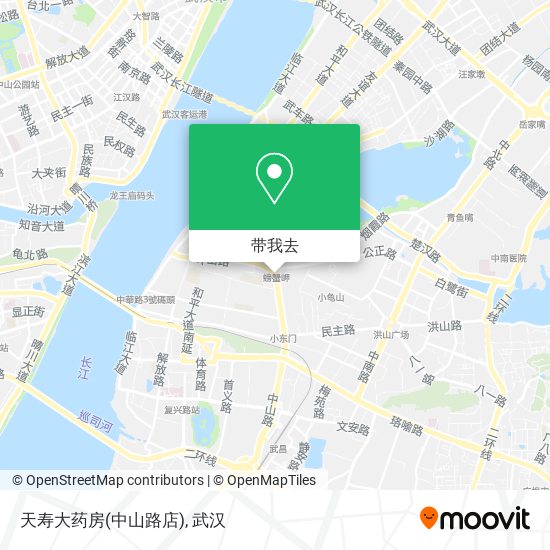 天寿大药房(中山路店)地图