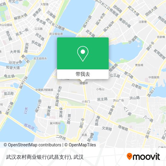 武汉农村商业银行(武昌支行)地图