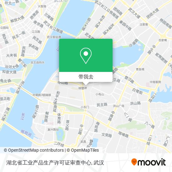 湖北省工业产品生产许可证审查中心地图