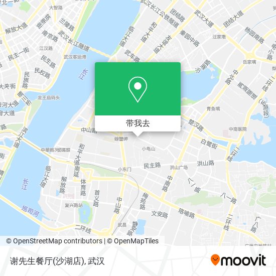 谢先生餐厅(沙湖店)地图