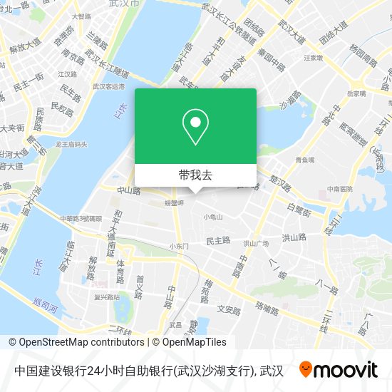 中国建设银行24小时自助银行(武汉沙湖支行)地图