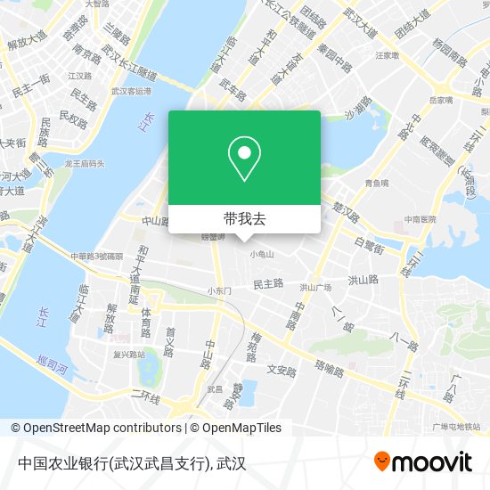 中国农业银行(武汉武昌支行)地图