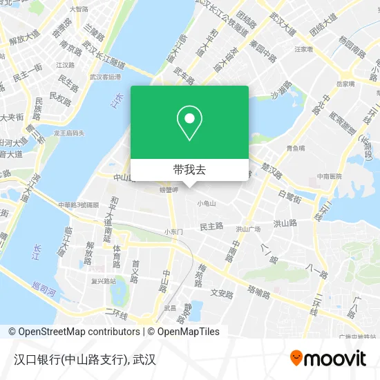 汉口银行(中山路支行)地图