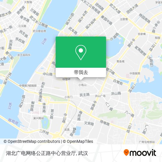 湖北广电网络公正路中心营业厅地图