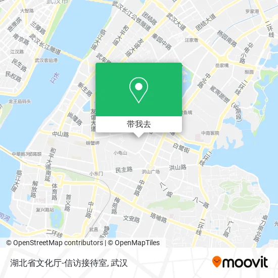 湖北省文化厅-信访接待室地图