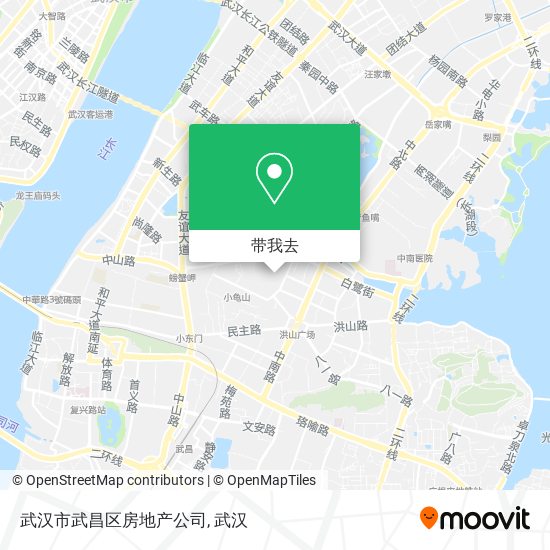 武汉市武昌区房地产公司地图