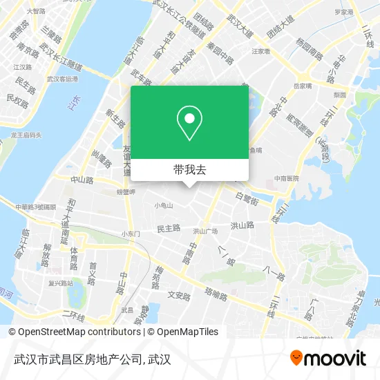 武汉市武昌区房地产公司地图