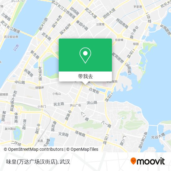 味皇(万达广场汉街店)地图