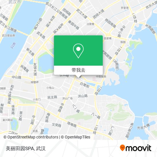 美丽田园SPA地图