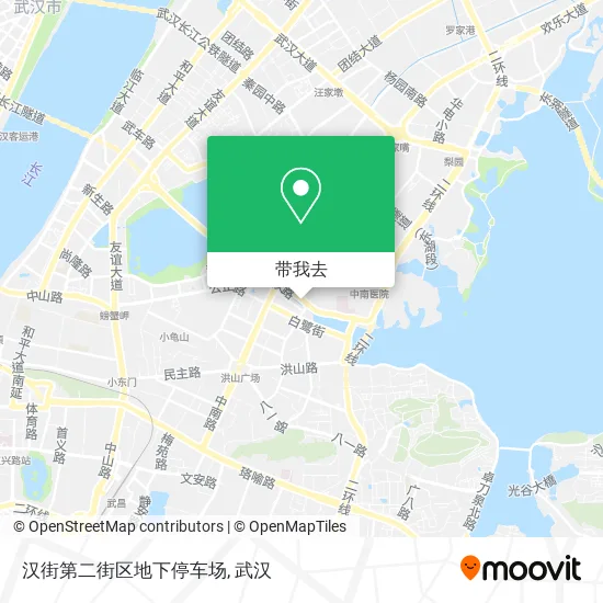 汉街第二街区地下停车场地图
