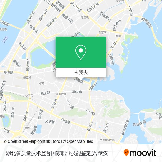 湖北省质量技术监督国家职业技能鉴定所地图