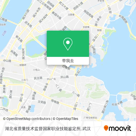 湖北省质量技术监督国家职业技能鉴定所地图