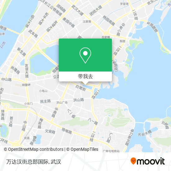 万达汉街总部国际地图