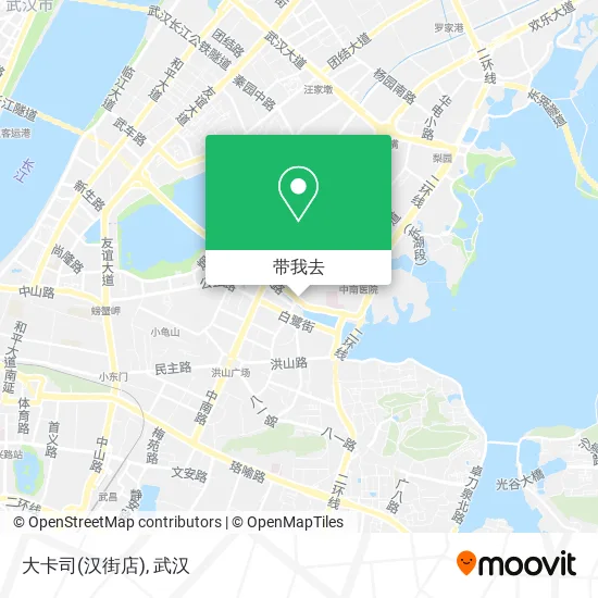 大卡司(汉街店)地图