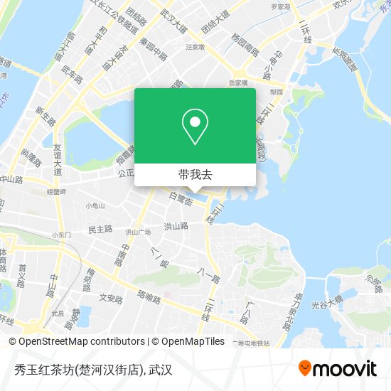 秀玉红茶坊(楚河汉街店)地图