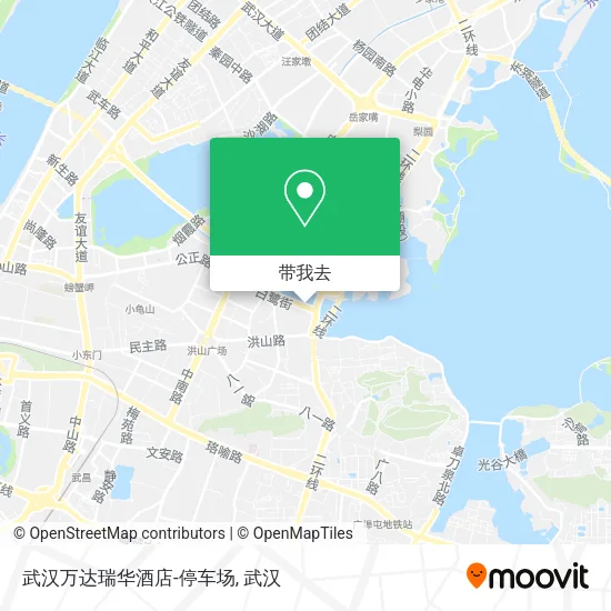 武汉万达瑞华酒店-停车场地图