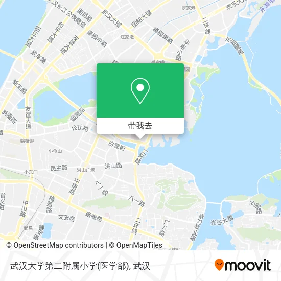 武汉大学第二附属小学(医学部)地图