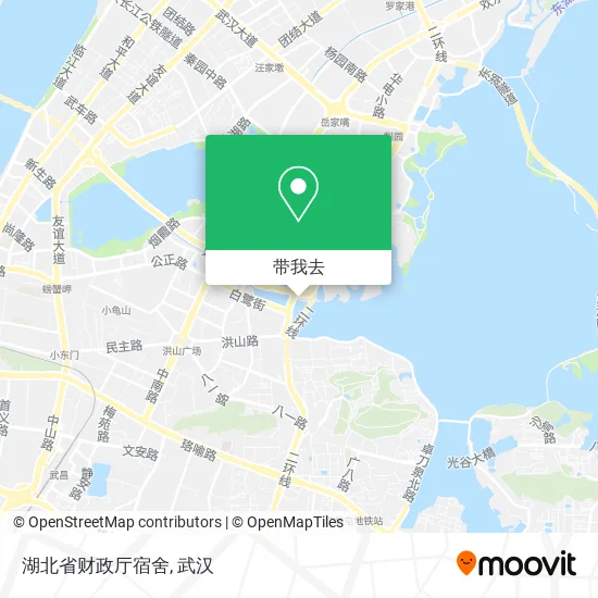 湖北省财政厅宿舍地图