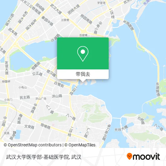 武汉大学医学部-基础医学院地图