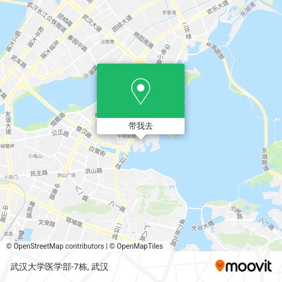 武汉大学医学部-7栋地图