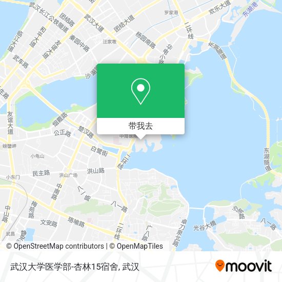 武汉大学医学部-杏林15宿舍地图
