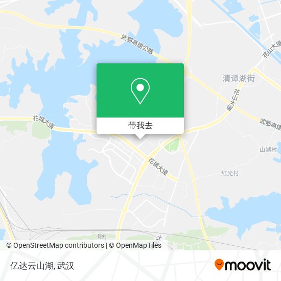 亿达云山湖地图