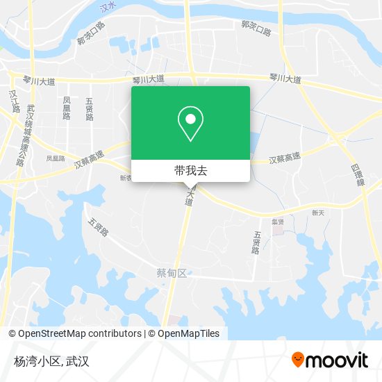 杨湾小区地图