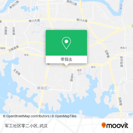 军工社区零二小区地图