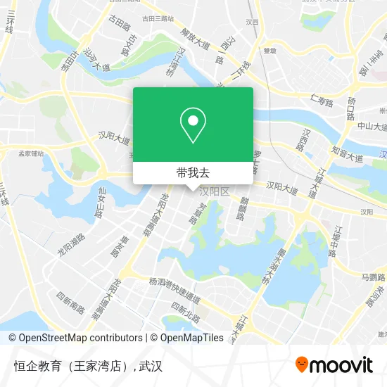 恒企教育（王家湾店）地图