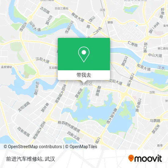 前进汽车维修站地图