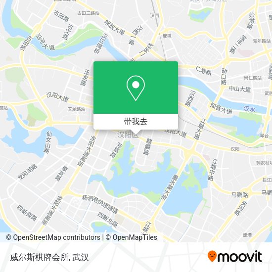 威尔斯棋牌会所地图