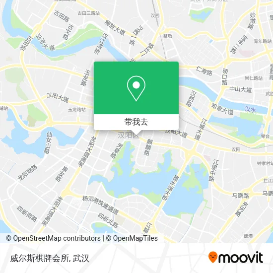 威尔斯棋牌会所地图