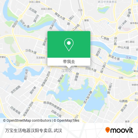 万宝生活电器汉阳专卖店地图