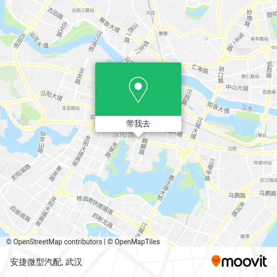安捷微型汽配地图