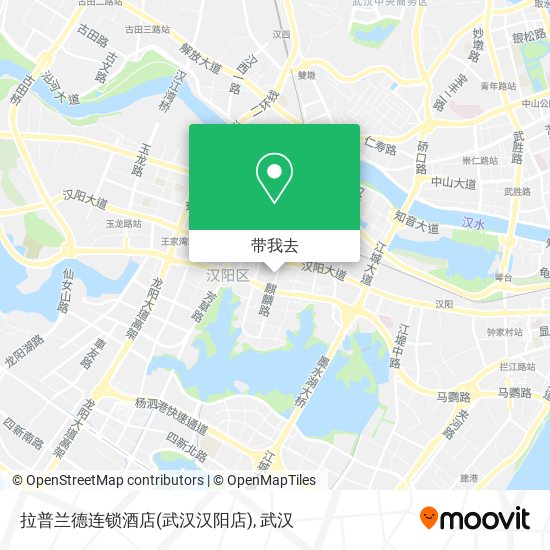 拉普兰德连锁酒店(武汉汉阳店)地图