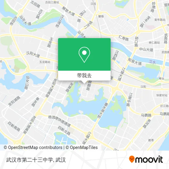 武汉市第二十三中学地图