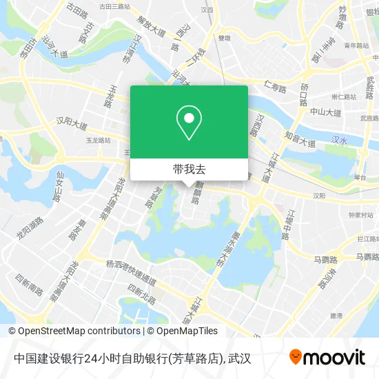中国建设银行24小时自助银行(芳草路店)地图