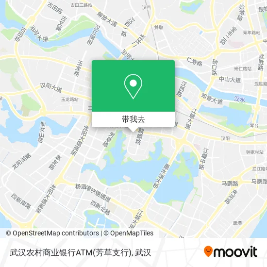 武汉农村商业银行ATM(芳草支行)地图