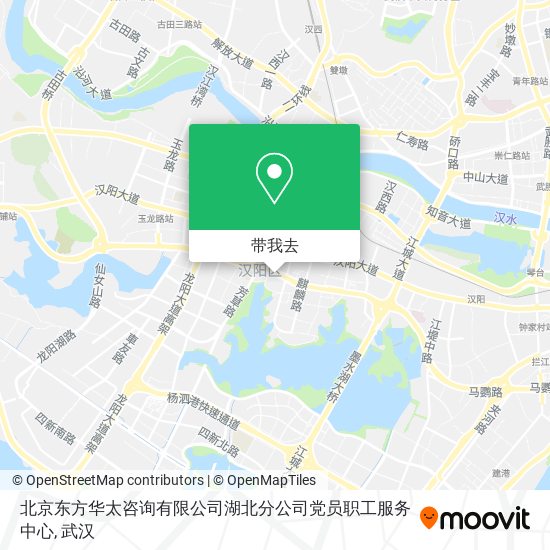 北京东方华太咨询有限公司湖北分公司党员职工服务中心地图