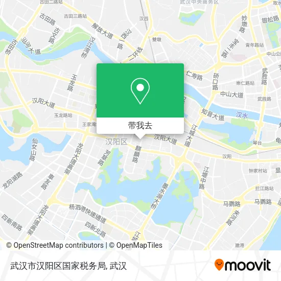 武汉市汉阳区国家税务局地图