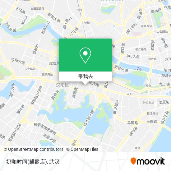 奶咖时间(麒麟店)地图