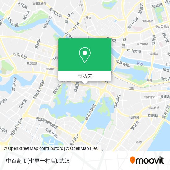 中百超市(七里一村店)地图