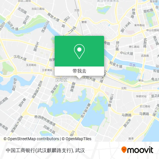 中国工商银行(武汉麒麟路支行)地图
