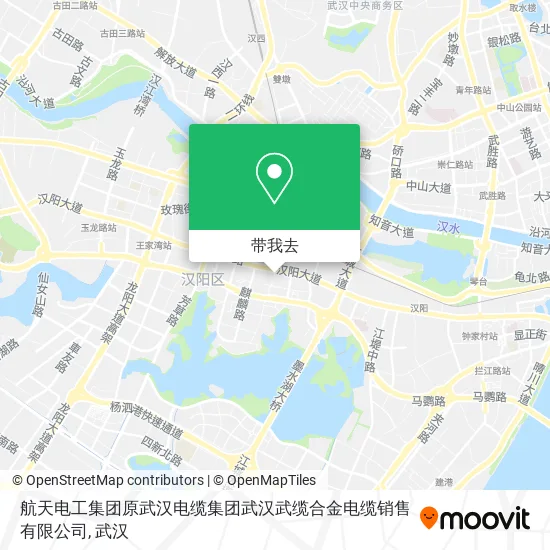 航天电工集团原武汉电缆集团武汉武缆合金电缆销售有限公司地图