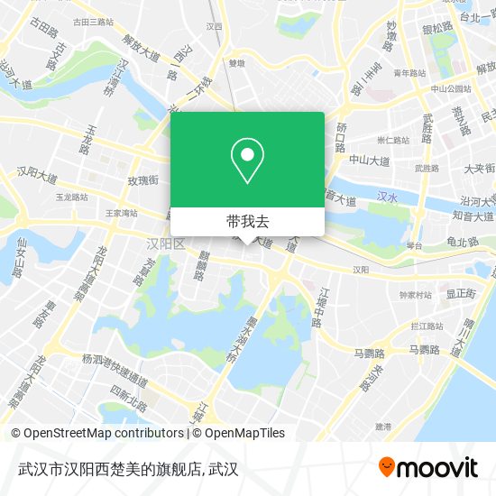 武汉市汉阳西楚美的旗舰店地图