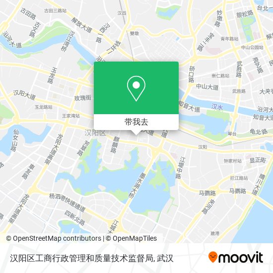 汉阳区工商行政管理和质量技术监督局地图