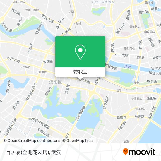 百居易(金龙花园店)地图