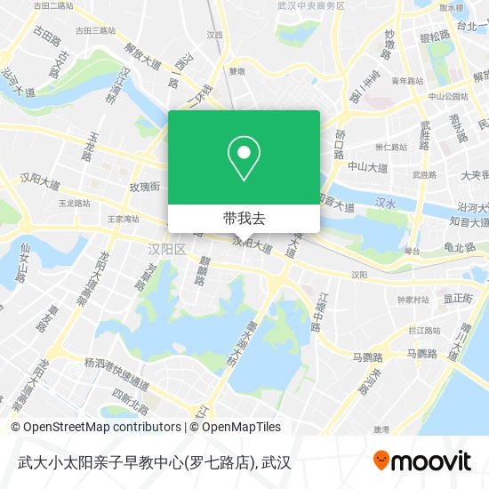 武大小太阳亲子早教中心(罗七路店)地图