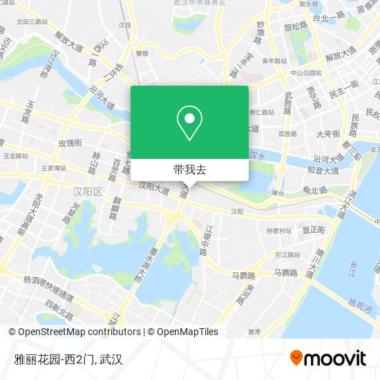 雅丽花园-西2门地图